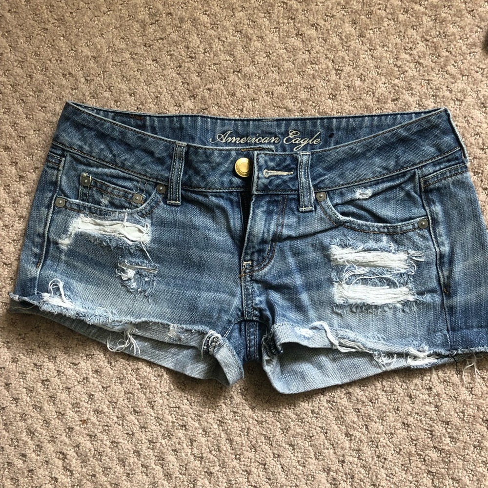 Denim shorts